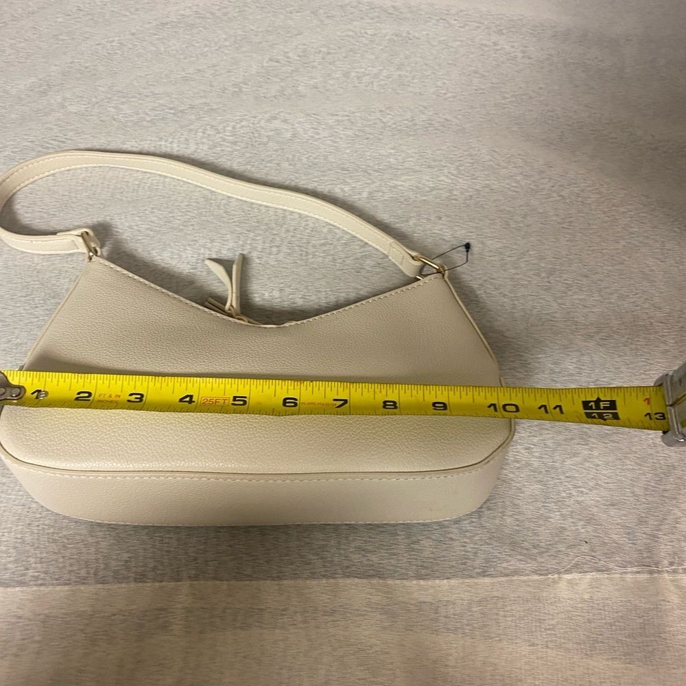 NWOT Mini Ivory Vegan Handbag - Picture 9 of 9